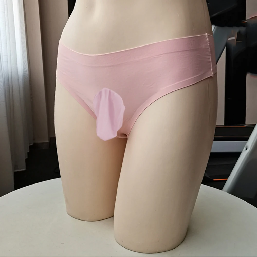 

New Men Gay Ice Silk Pouch Seamless Breathable Briefs Underwear Underpants Sissy Panties Gays Clothes Ropa Interior Hombre