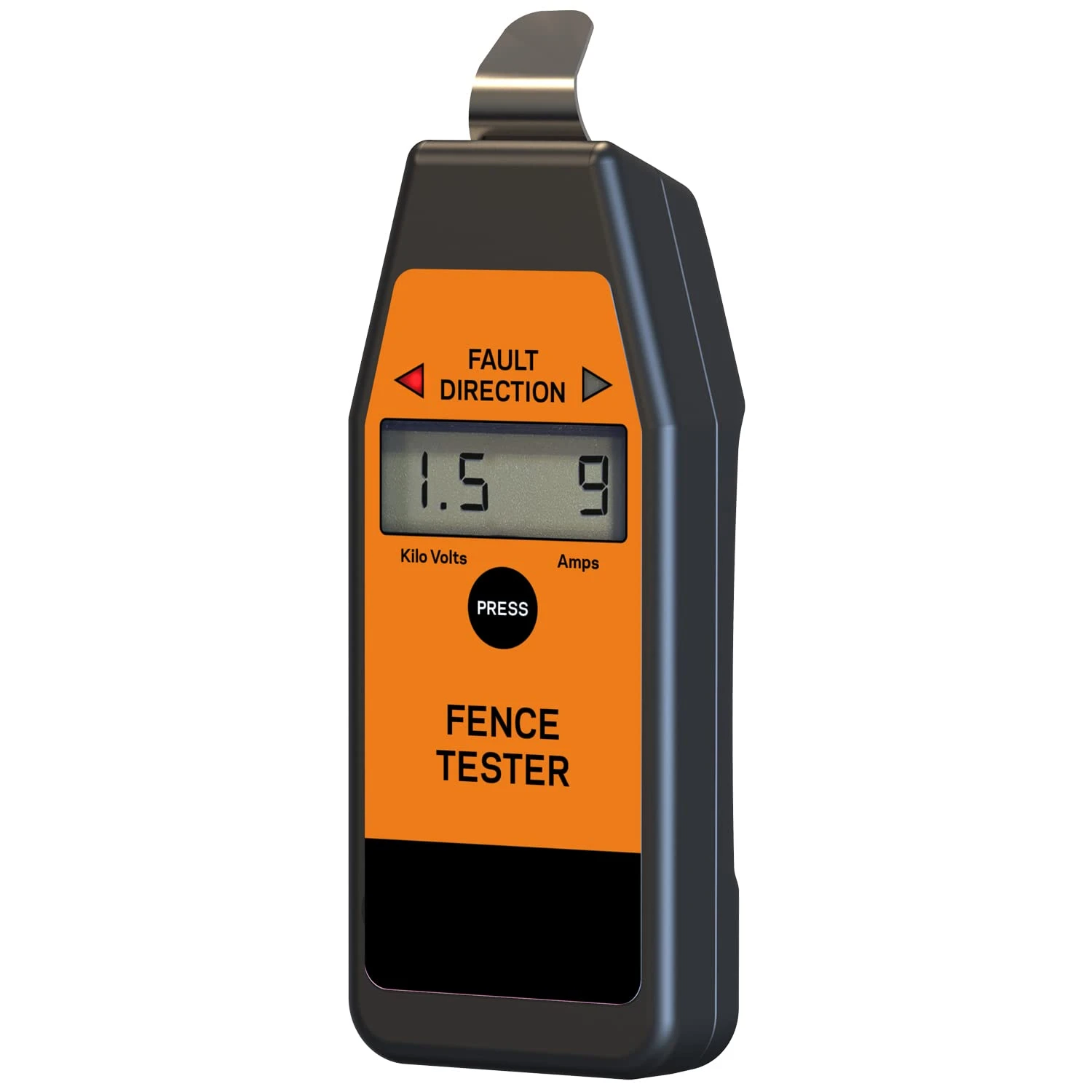 

Tester | Identify & Locate Fence Faults | Tough Water & Resistant Pocket Size Digital Reader | 3-in-1 Device (Volt Met