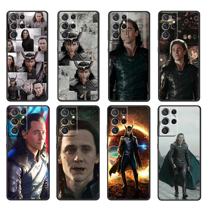 Мстители Marvel Hero Loki для Samsung Galaxy S22 S21 S20 Ultra Plus Pro S10 S9 S8 S7 4G 5G мягкий силиконовый