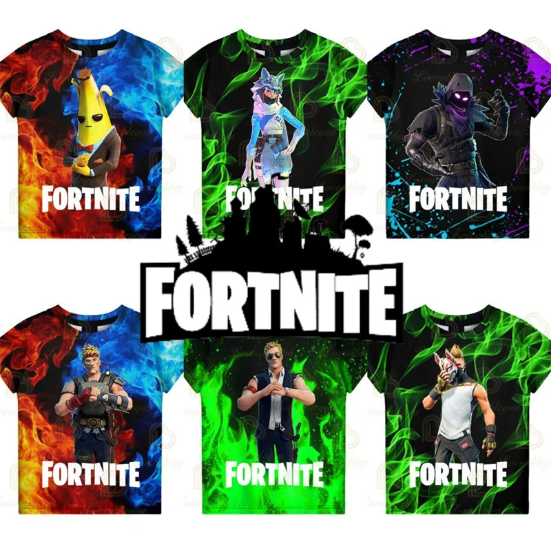 

Fortnite Men and Women T Shirt Victory Children's Wear Battle Royale 3d Boys Girls Clothes Tops Kids T-shirt Hero Teen Tops