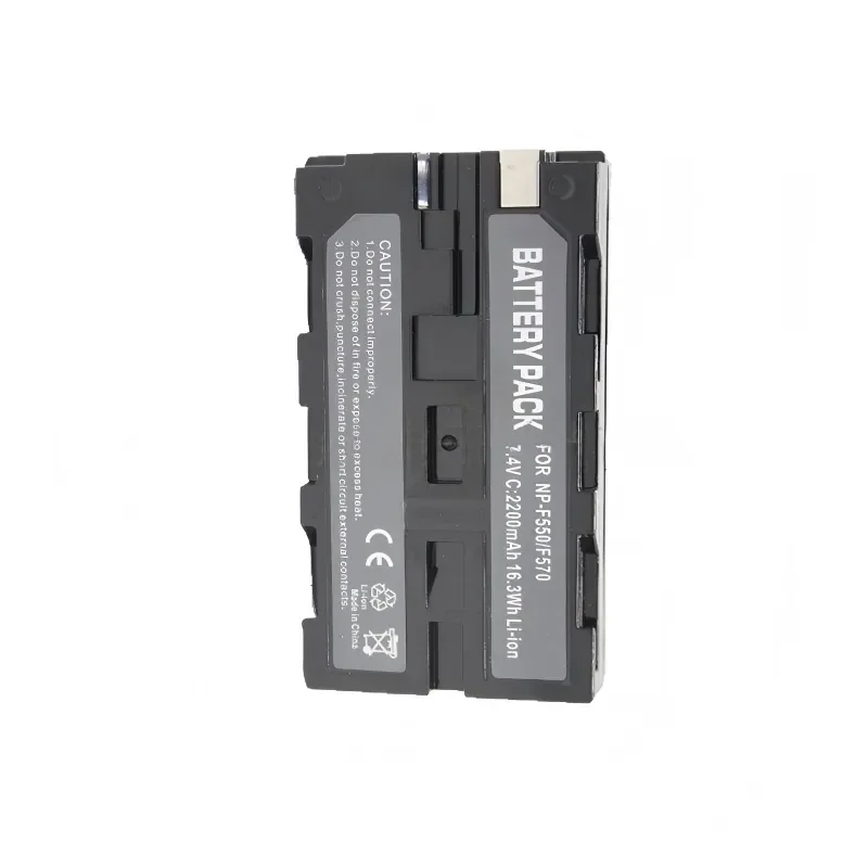 Фото Аккумулятор NP-F550 7.4V 2200mAh для камер Sony XR550E, CX45, CX680, AXP55, CX550E, DCR-HC20, HC30, HC40, HC65, HC85 и светодиодных видеосветильников №4