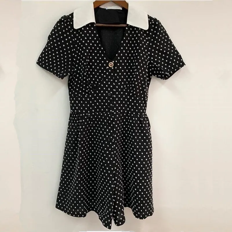

Fashion Maje Dresses Early Summer Women Dress Match Color Dresses for Women Casual Short Sleeves V-neck Summer Dress Women Maje