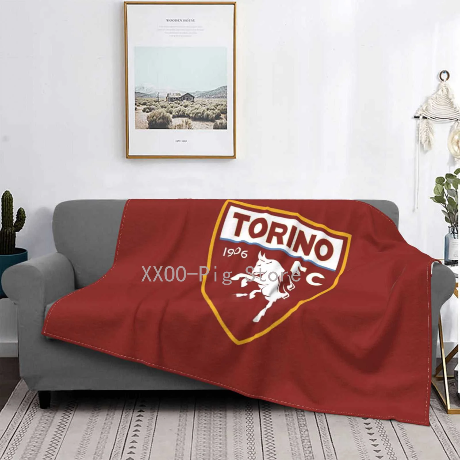 

Torino - Logo Air Conditioning Blanket Soft Warm Light Thin Blanket Fc Football