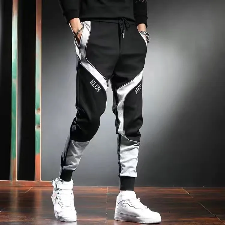 

Sweatpants men's trendy brand new casual pants men's large size loose student sports long pants clothes trouser
