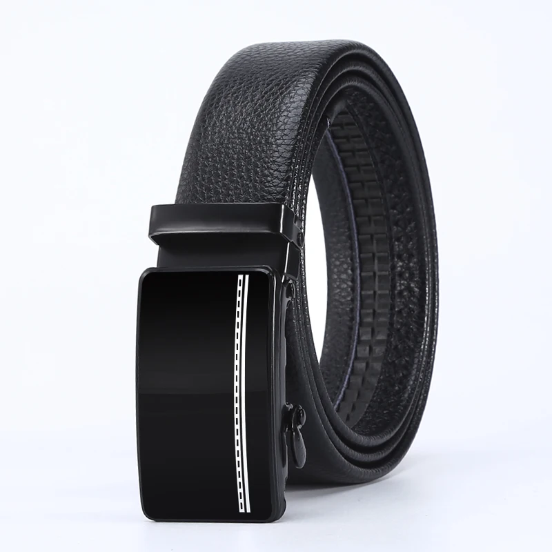 

Men Belt Male Genuine Leather Belt Men Strap Belts For Men Automatic Buckle Black Men's Belts Cummerbunds cinturon hombre