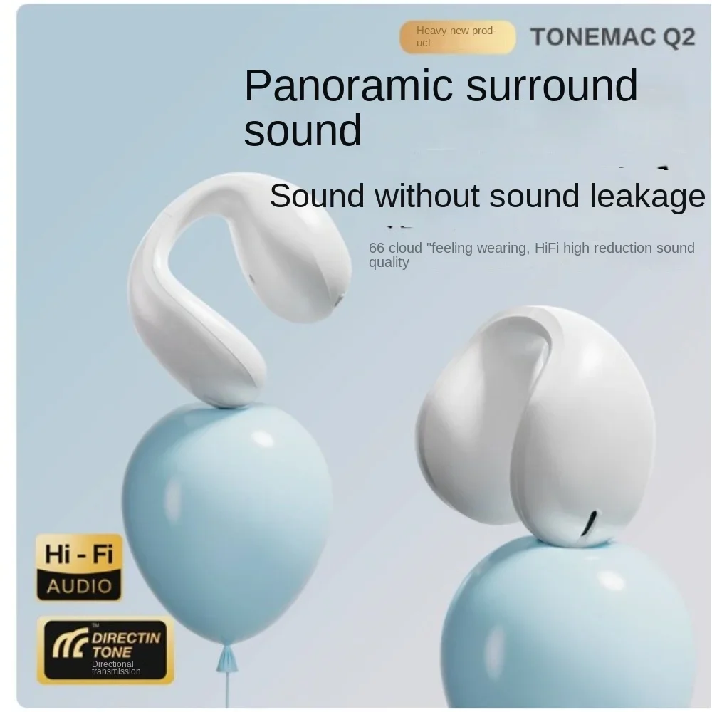Беспроводные наушники TONEMAC Q2 HiFi Bluetooth U-образной формы DT9.0 5 3 ACS умное
