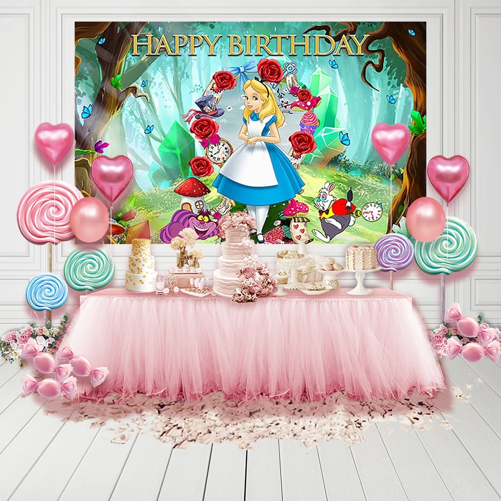 

Мультфильм Алиса в фотографиях искусство Аксессуары страна чудес Фото фоны Алиса декорации "Страна Чудес" баннер