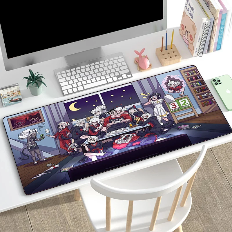 

Резиновый коврик для компьютерной мыши Helltaher, аксессуары для игрового ПК, коврик для клавиатуры, коврик для мыши, коврик для кабинета, для но...