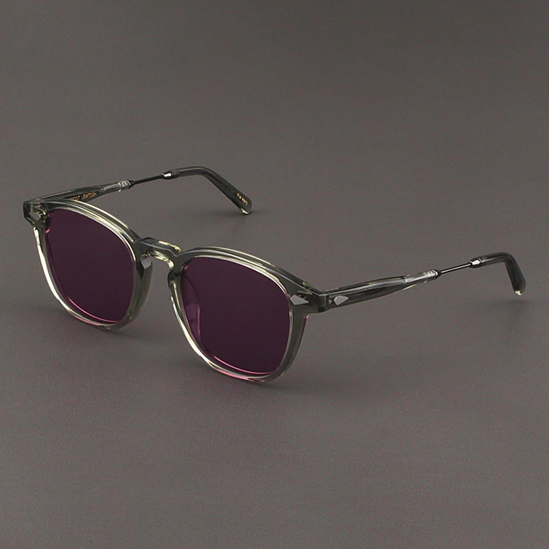 

Sunglasses Men Johnny Depp Lemtosh Polarized Sun Glasses Women Brand Vintage Acetate Frame Yellow Blue Night Vision Goggles