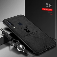 for samsung galaxy a30 a50 a70 a10 a20 a50s a80 a90 5g case soft fabric deer protect back cover case for samsung m10 m20 m30s