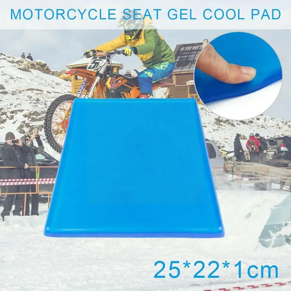 

Motorcycle Gel Pad Motorcycle Pad Comfortable Soft Shock Absorption Mat For Motorcycle Bike Saddle X4a7