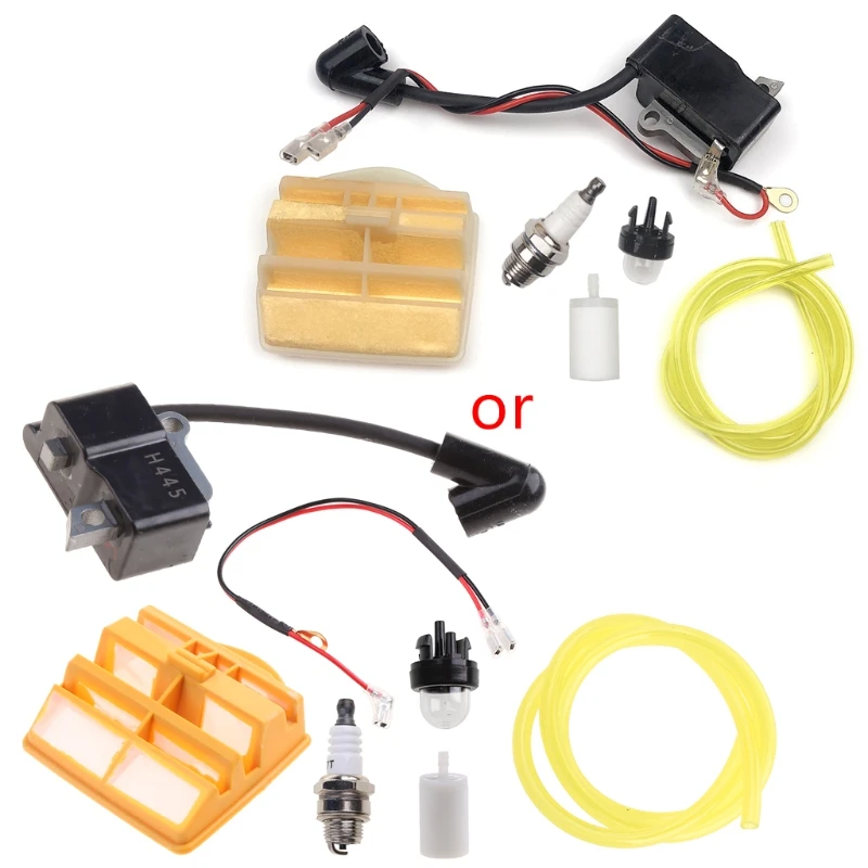 

Ignition Coil Air Filter Primer Bulb for spark plug for 445 450 JONSERED 2245 22
