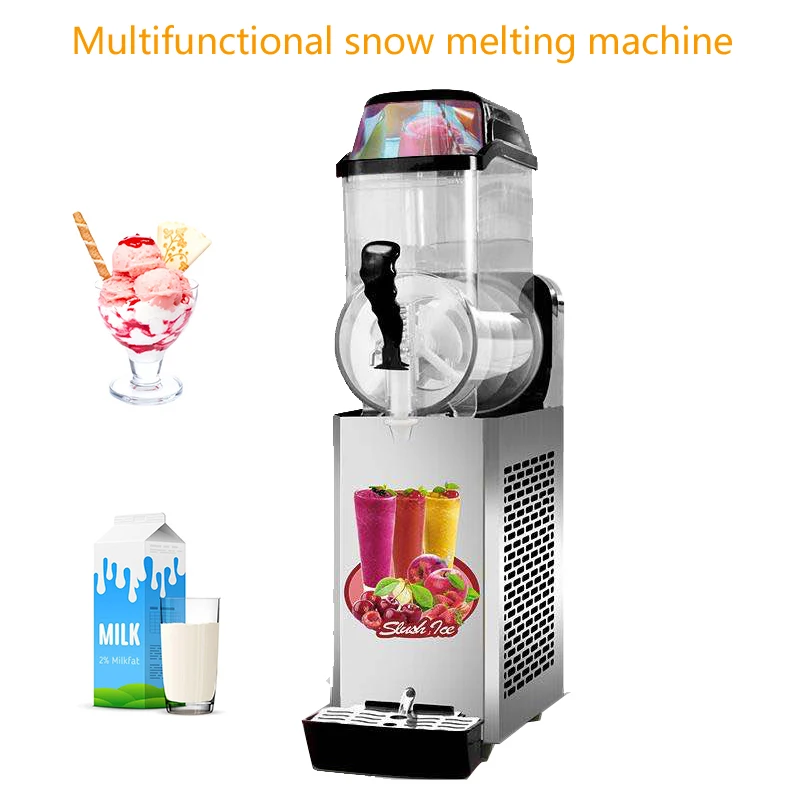

Коммерческая Машина для Замороженных Напитков 2x12L, дозатор сока для холодных напитков, оборудование для приготовления смузи для ресторана, бара