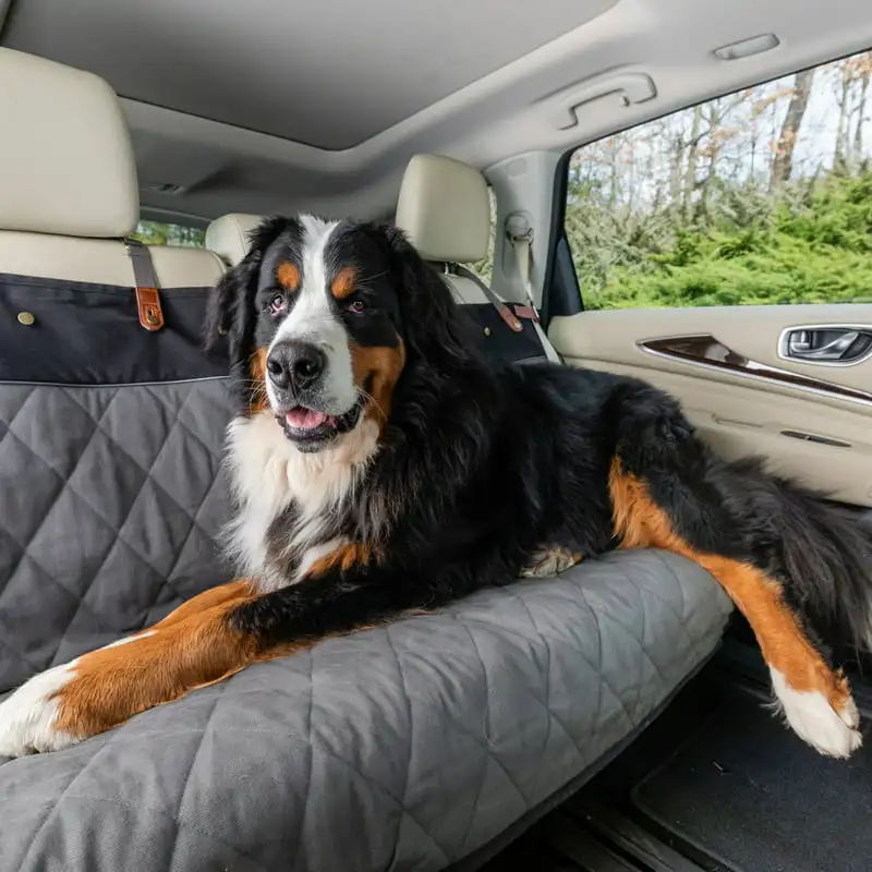 

Ride Quilted Bench Seat Cover for Dogs and Cats, Extra Wide, Grey