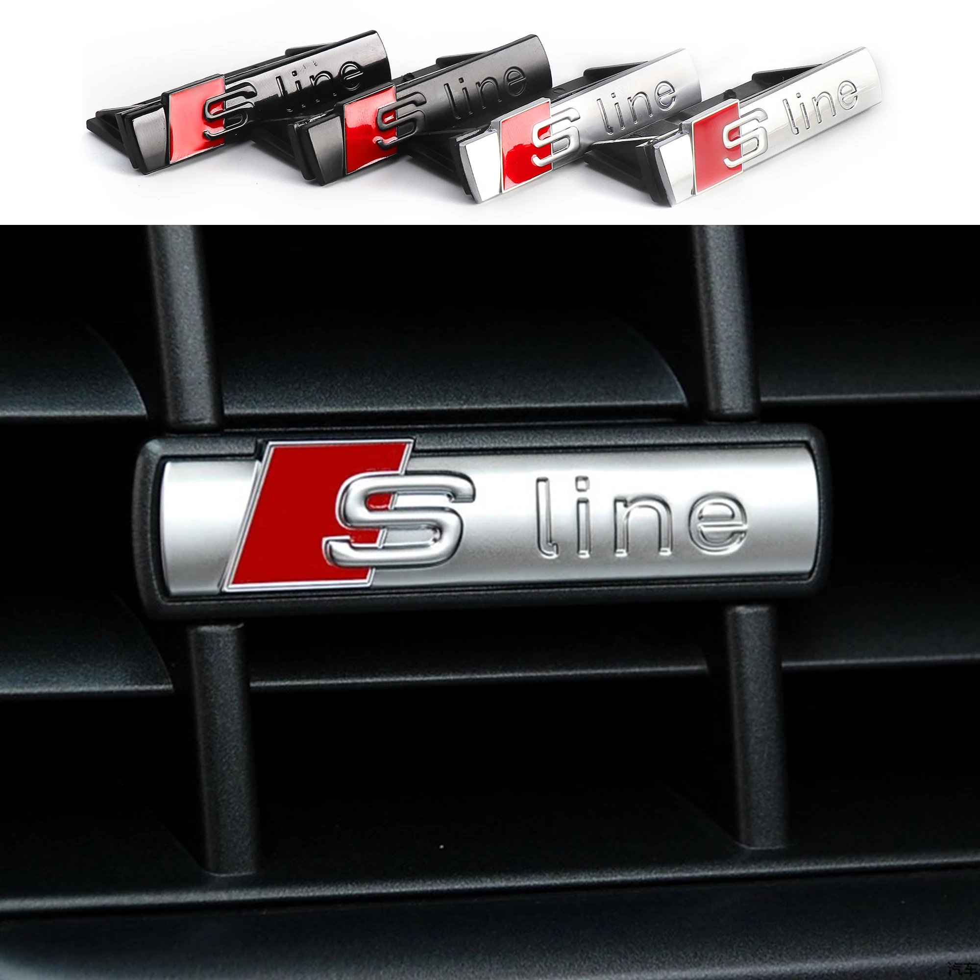 3D Автомобильная передняя решетка эмблема боковая задняя крышка багажника