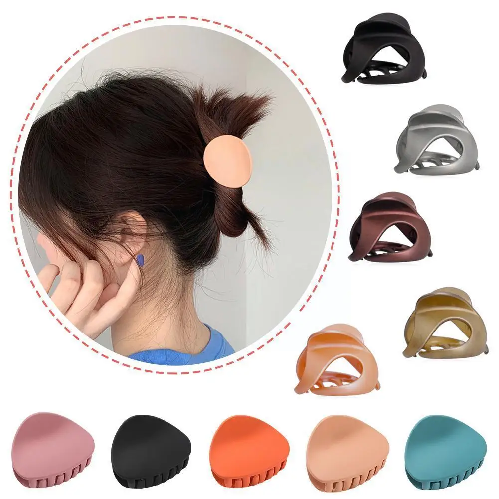 

Новинка, женская модная Заколка-краб, фиксированный хвост, элегантная матовая мини-заколка в виде акулы, аксессуары для волос, корейские женские головные уборы, женские волосы для девушек I0G0