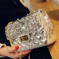 2022 luxury handbag for women bag diamonds shoulder bag purse ladies female crossbody bag shining diamond bags banquet bag