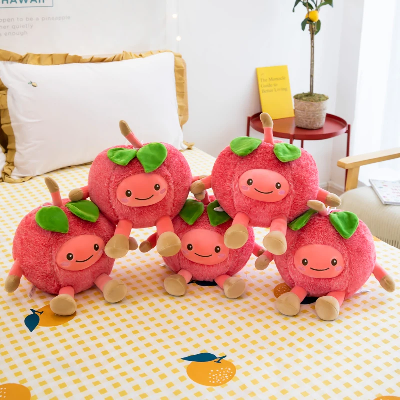

Plush Toy Simulation Apple Doll Pillow Cartoon Fruit Strawberry Doll Doll Girl Doll Comfort Pillow