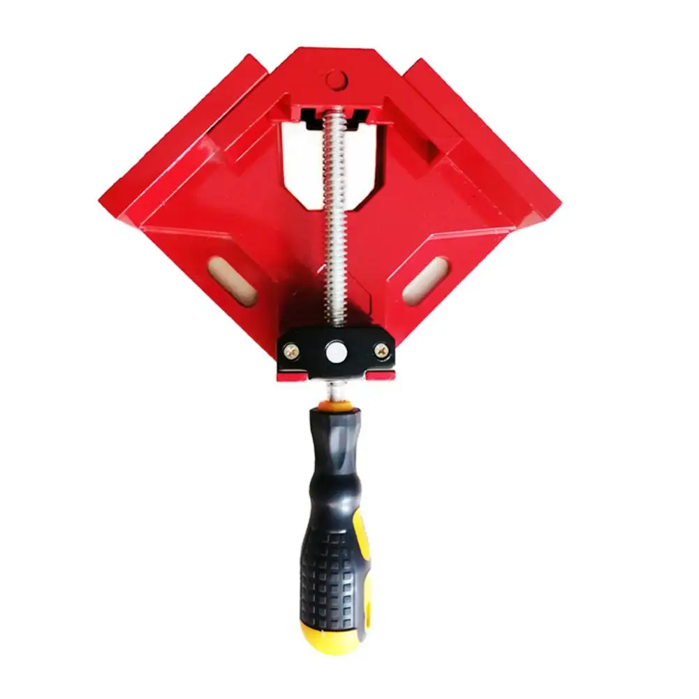 

90 Degree Corner Clamp Right Angle Welding Jaw Rotation Adjustable Spray Molding Woodworking Photo Frame Clamping Tool
