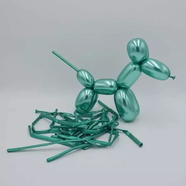 

Long Glossy Metal Twist Latex Balloons Thick Strip Metal Color Inflatable Air Balls Globos Birthday Party Decor