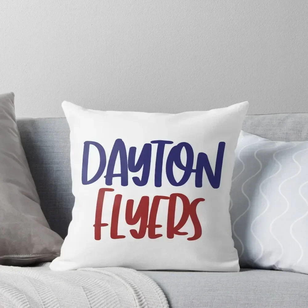 Декоративная подушка с логотипом Университета Дайтона декоративные подушки
