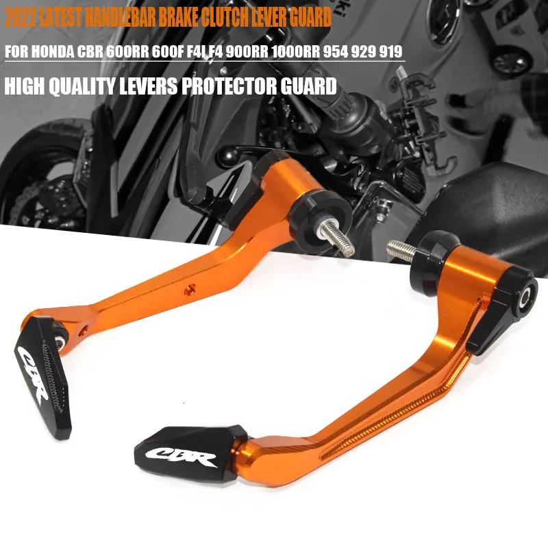 

For HONDA CBR 600RR 600F F4I F4 900RR 1000RR 954 929 919 Motorcycle CNC Handlebar Grips Guard Brake Clutch Levers Guard Protecto