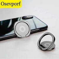 metal mobile phone ring holder magnetic car bracket telephone cellular support round stand rotatable ultra thin mini small frame