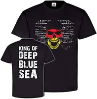 king of deep blue sea germany flag diver skull navy swimmer sailor t shirt 100 cotton casual t shirts loose top size s 3xl