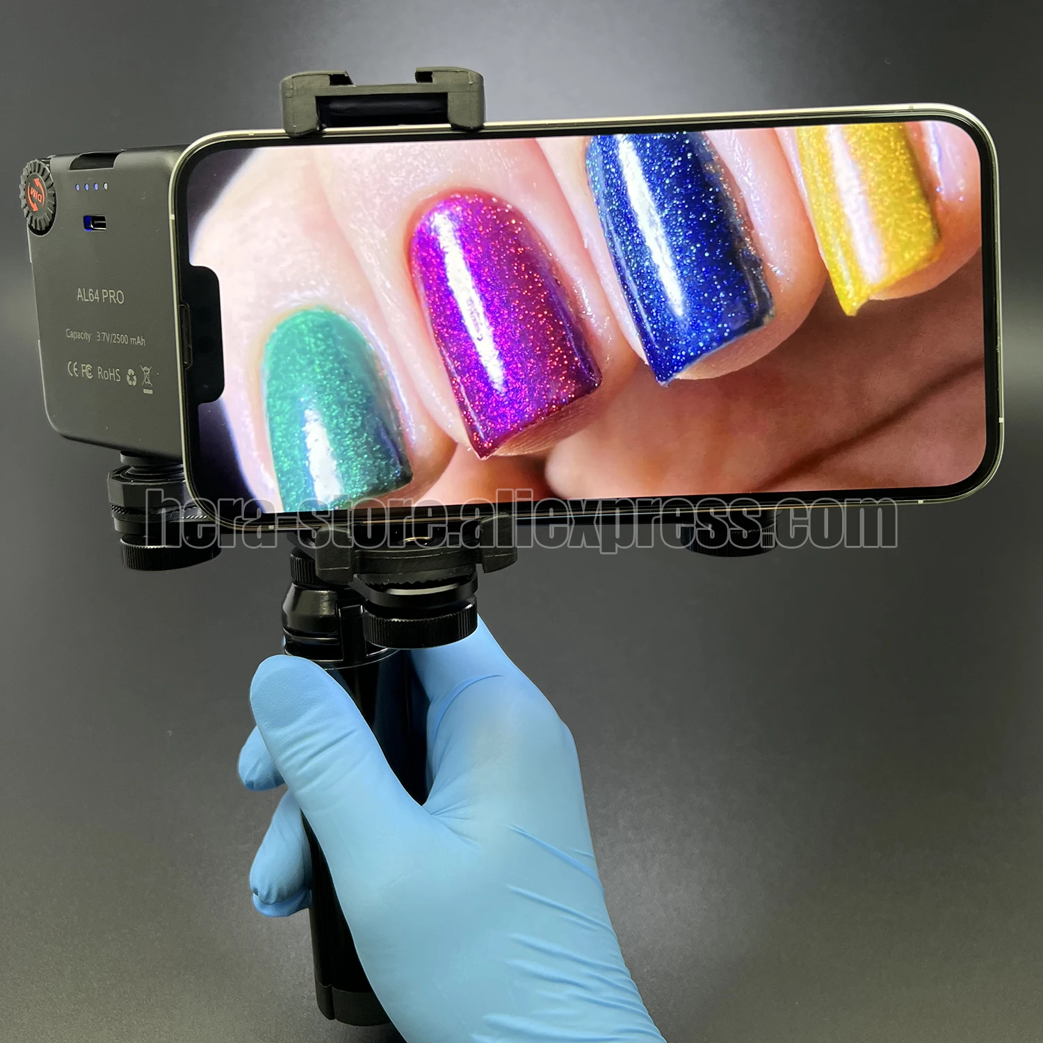 Tanie Nowe światło LED Telefonu Komórkowego. Latarka. Oświetlenie Do Fotografii Makro, Paznokci, Manicure I Makijażu, Lampa Strzelecka Do Przemysłu Kosmetycznego Najtaniej Nowe światło LED Telefonu Komórkowego. Latarka. Oświetlenie Do Fotografii Makro, Paznokci, Manicure I Makijażu, Lampa Strzelecka Do Przemysłu Kosmetycznego