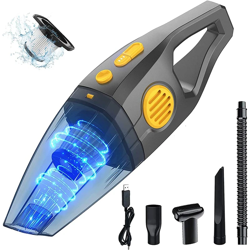 

Portable Cordless Handheld Vacuum Cleaner, 150W High Power, 8000PA Strong Suction,2 Modes,Suitable For Home, Car, Office