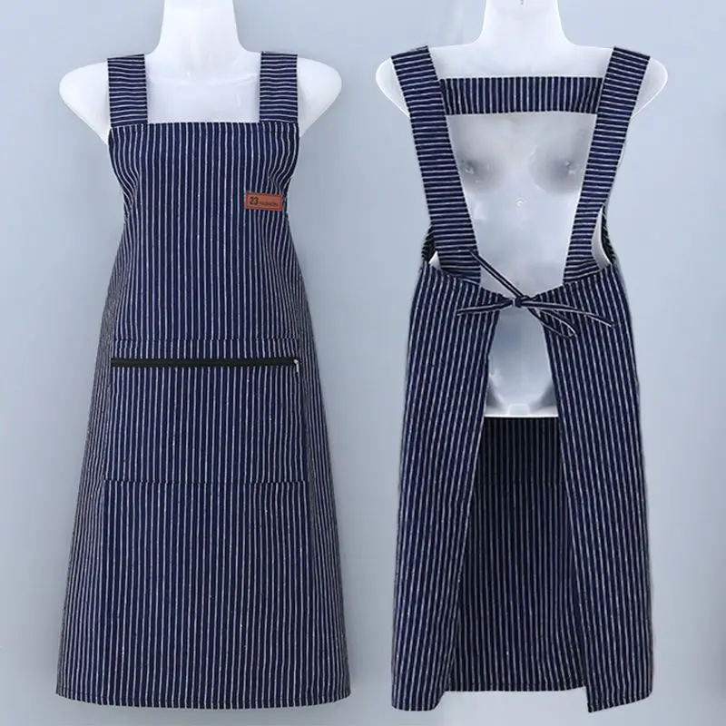 

Lengthen the old coarse pure cotton fertilizer apron cooking kitchen antifouling overall men and women