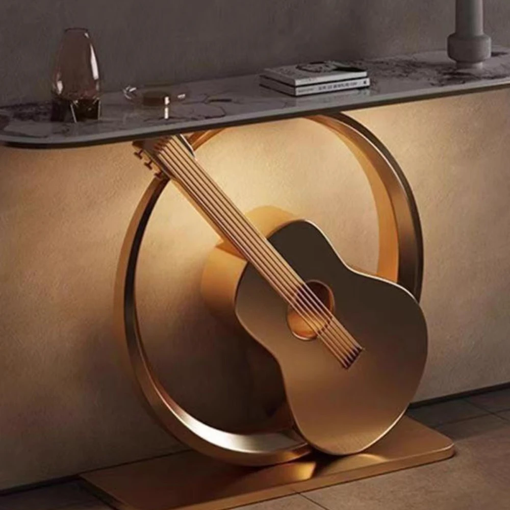 Роскошный эстетический консольный столик мраморный минималистичный уникальный