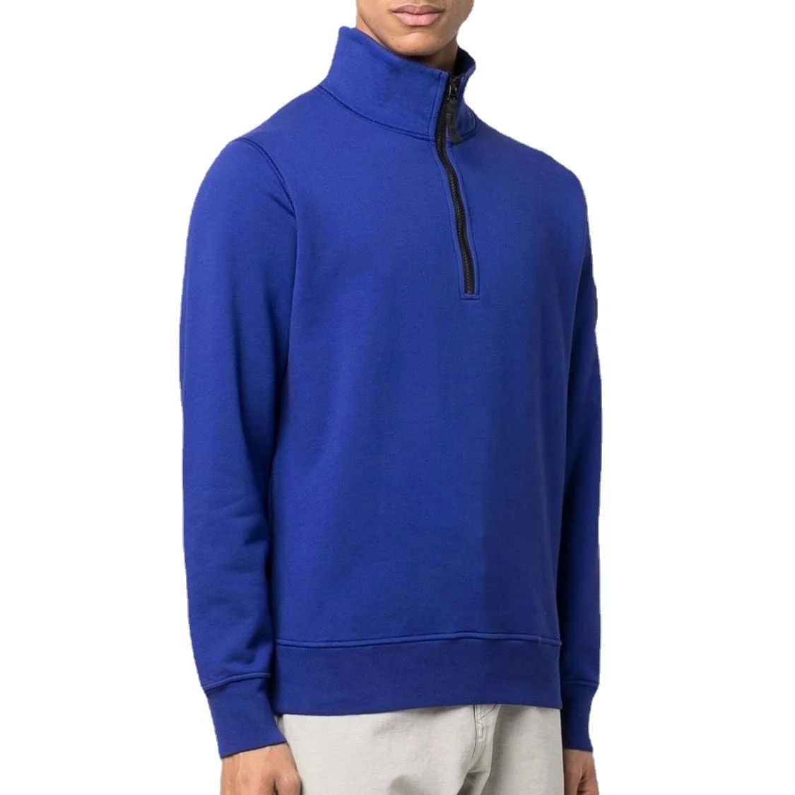 Armband Classic Compass 2023 New Embroidered Sweater Coat Men Women Stand Collar Zipper Loose Sweatshirt Streetwear Top