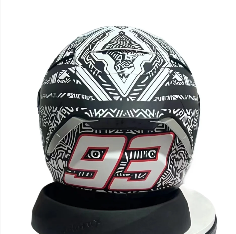 Мотоциклетный шлем X14 Marquez для езды на мотоцикле и велосипеде с рисунком