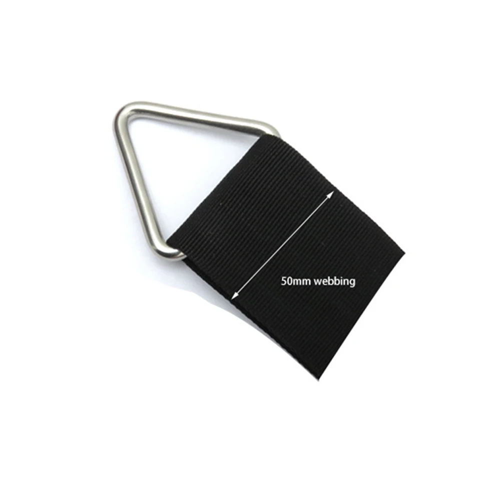 

Steel Triangle Hook 1pc 316 Stainless Steel 6*50mm 316 Stainless Steel Triangle Hook Carabiner BCDAccessories Diving Equipment