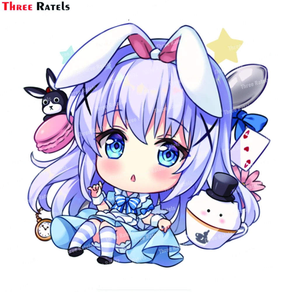 Три Ratels J27 Kafuu Chino и Tippy Gochuumon Wa Usagi Desu Ka для ноутбука багажа скейтборда декоративные