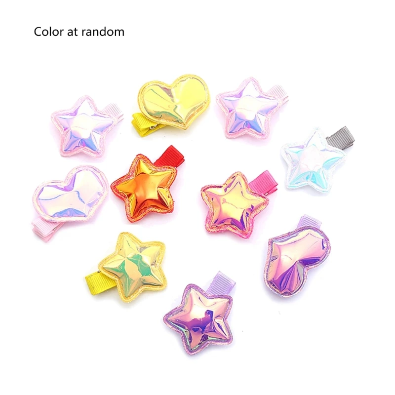 

10PCS Hair Pins Girls Side Hair Clip Hair Barrettes Snap Clip for Side Bangs BX0D