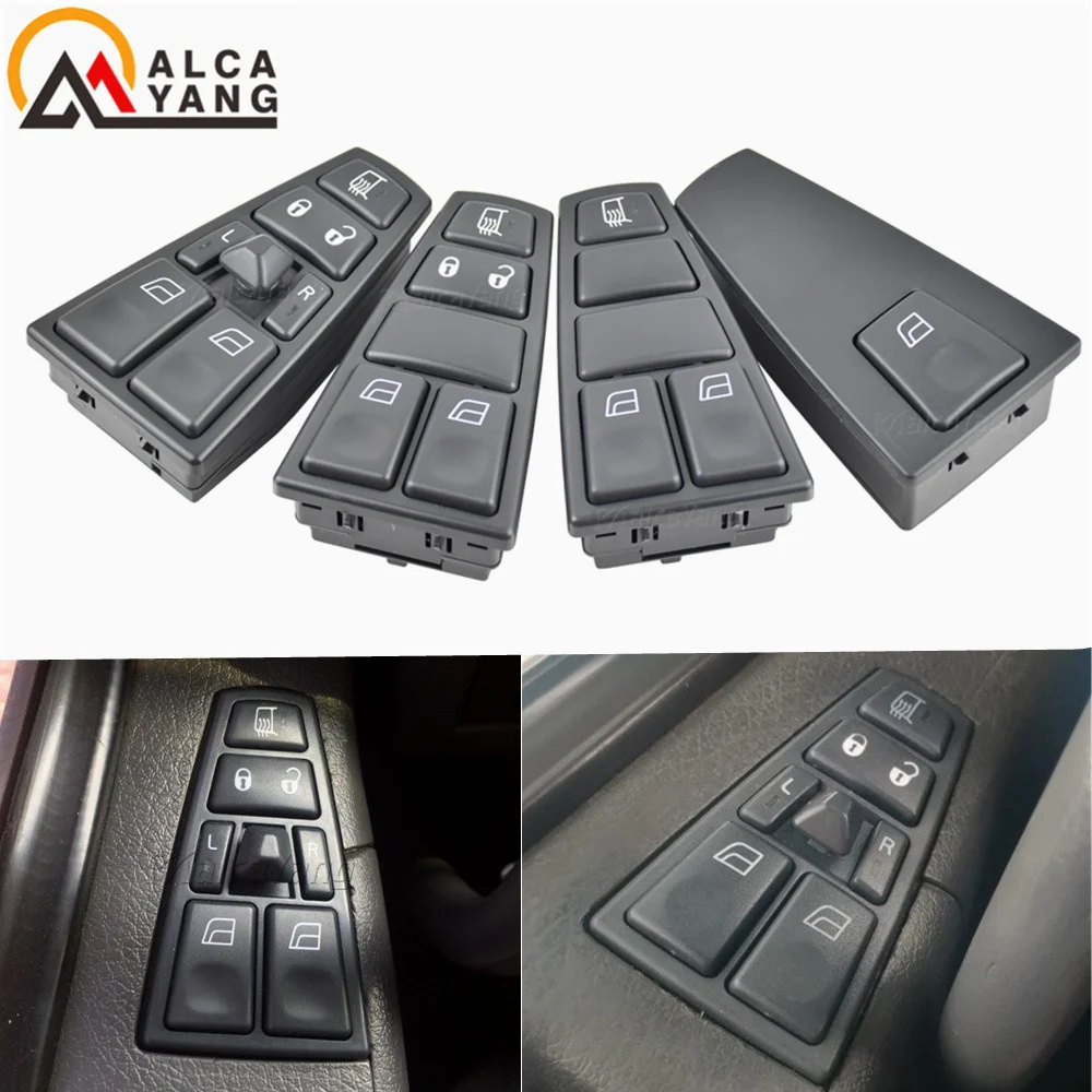 

20752918 Drive Passenger Side Power Window Switch Control Button For Volvo Truck FH12 FM VNL 20953592 20752919 21543901 20752913