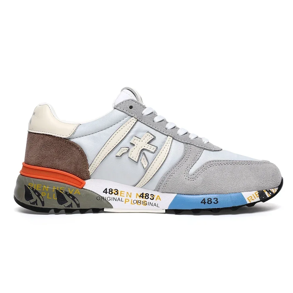 PREMIATA/мужская нишевая легкая роскошная замшевая сетчатая повседневная