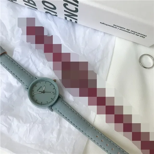 Leather Simple Women Watches Ulzzang Brand Fashion Quartz Watch Qualities Ladies Wristwatches Retro Casual Female Clock