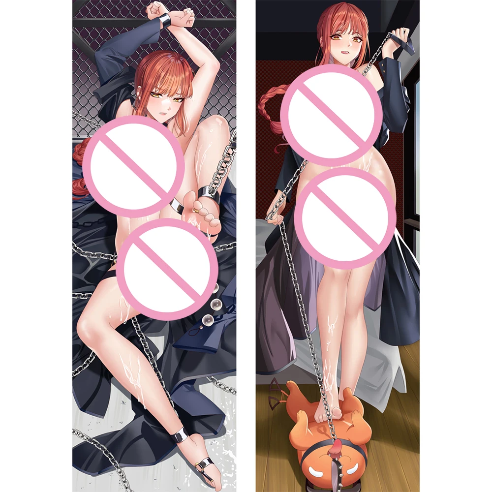 

Chainsaw Man Makima Dakimakura Pillow Cover Girl Anime Theme Comfortable body Pillowcase 2 Side Print Customized