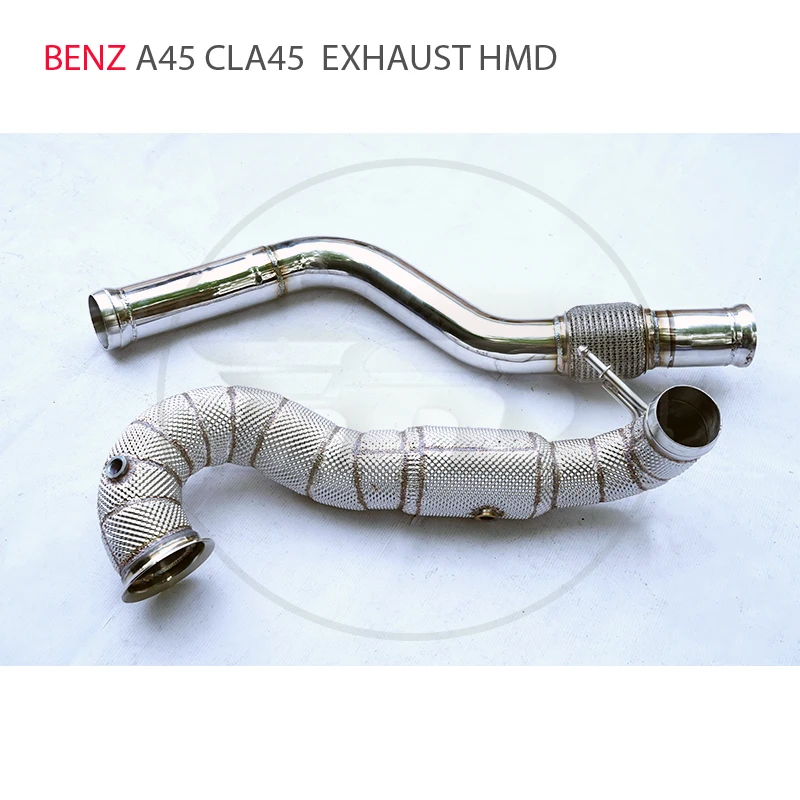 

HMD Car Accessories Exhaust Manifold for Benz A45 CLA45 With Catalytic Converter Header Catless Downpipe Auto Replacement Parts