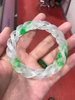 natural jade a jadeite green jade bangle bangles for women real jade bracelets natural jade stone for woman bracelets jewelry