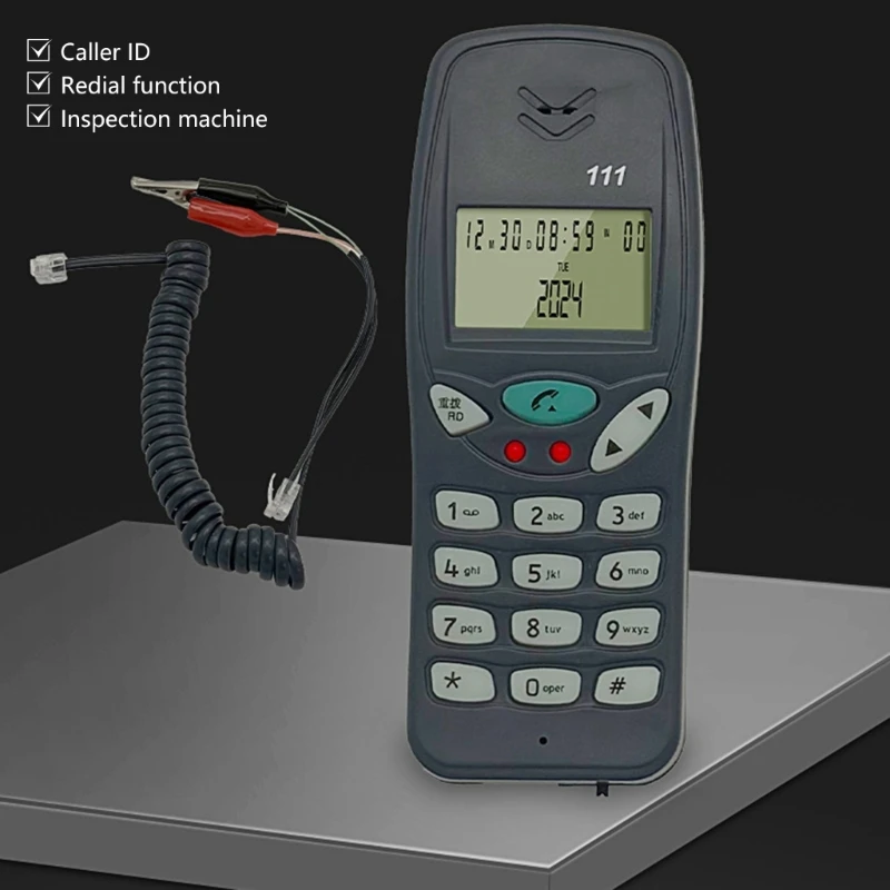 Машина для проверки линий связи с идентификацией вызывающего абонента запись