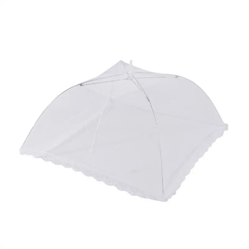 

2/4/5PCS Foldable Table Home Using Food Cover Anti Fly Mosquito Food Covers Umbrella Mesh Washable Breathable Lace Food Covers