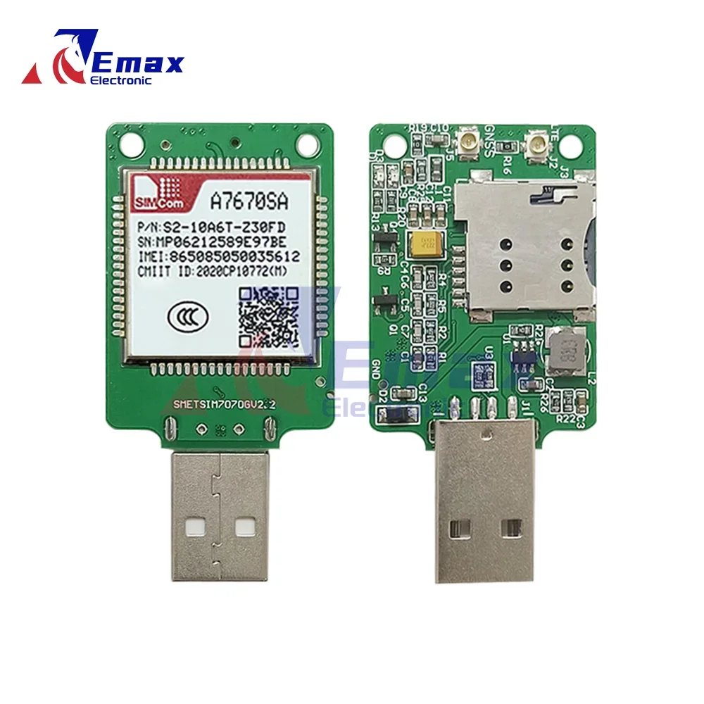 SIMCOM A7670SA USB-ключ A7670SA-драбина Основная плата LTE CAT1 + 2G Версия с внешним GPS