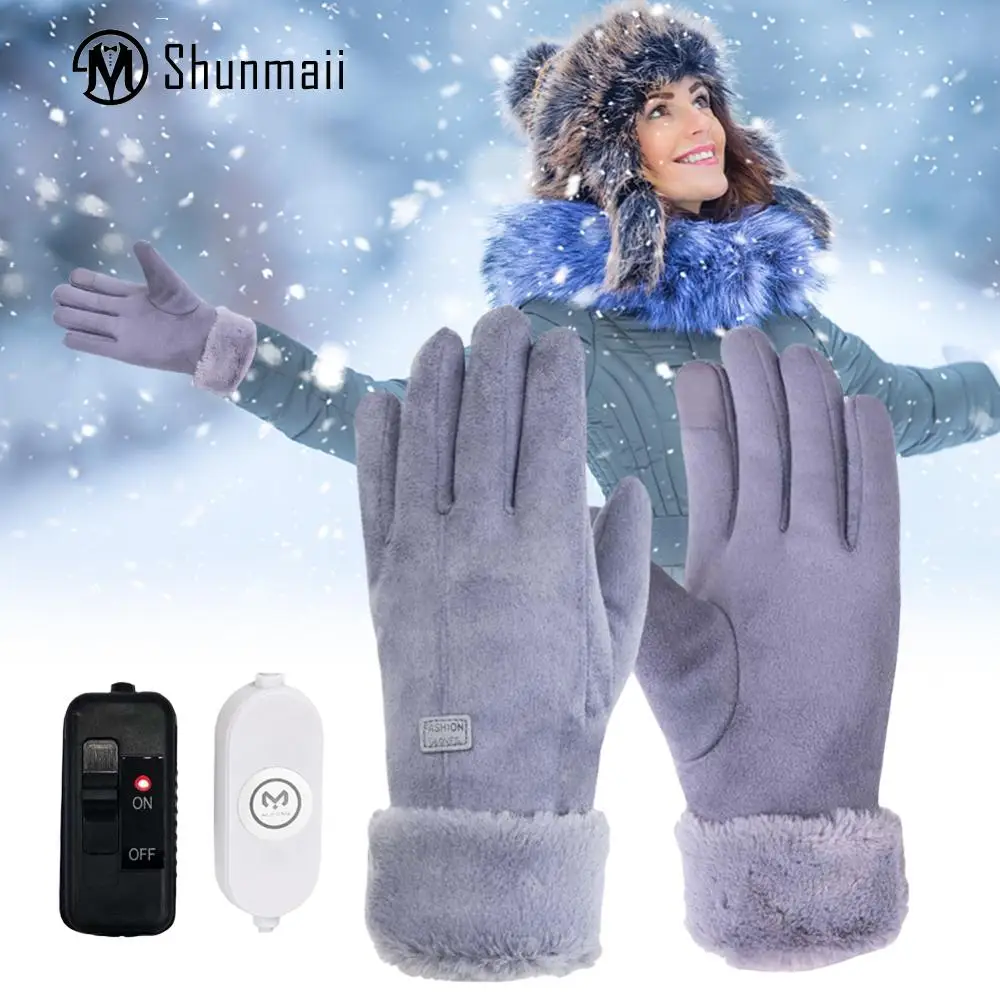 

Winter Thermal Cycling Gloves 3 Gear Adjustment Motorcycle Heated Gloves 10000mAh Motorbike Racing Riding Gloves Touch Screen