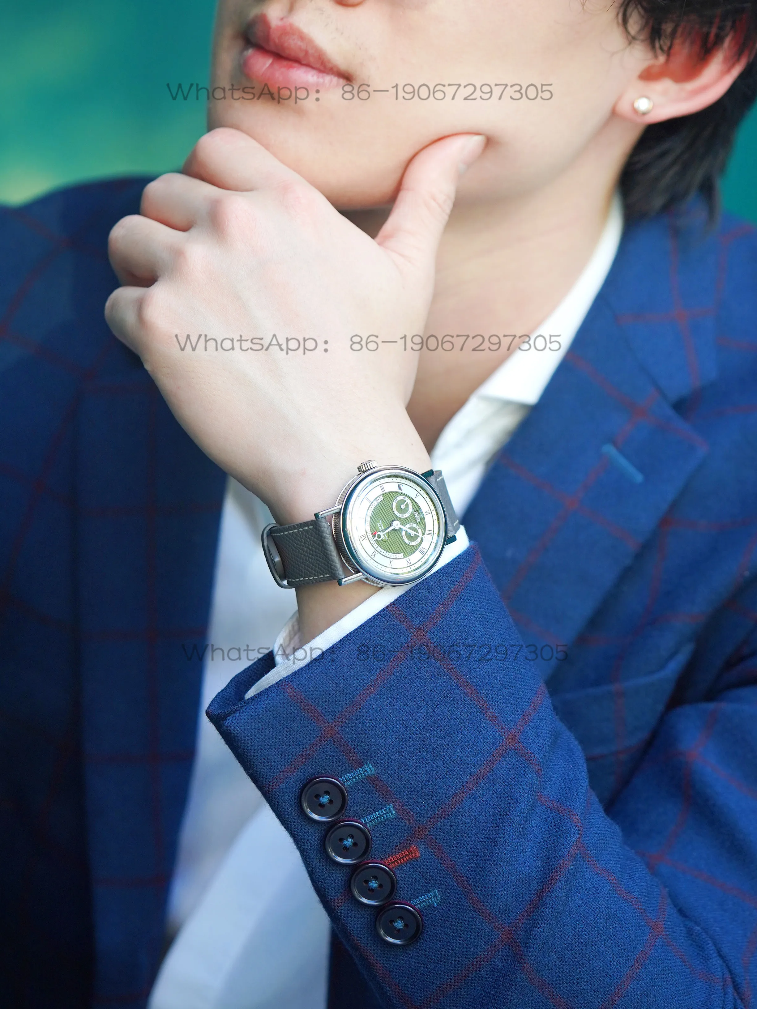 Фото Механические мужские часы Magic City Watch Store с годовым календарем, легкие, роскошные, для бизнеса и отдыха №2