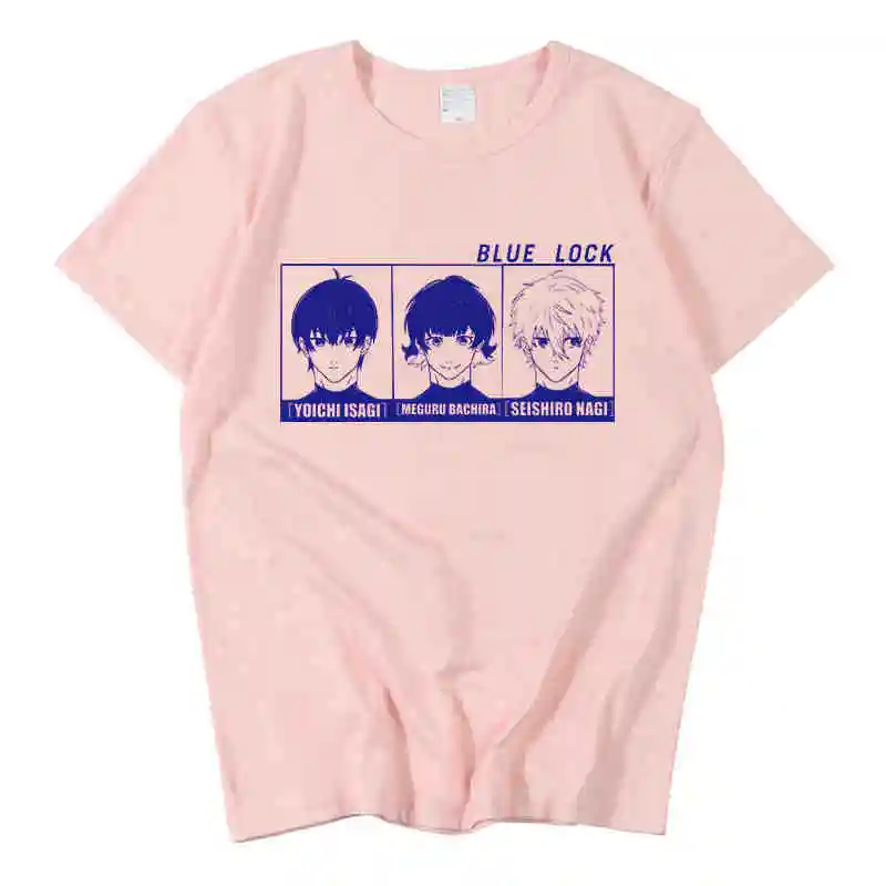 Япония Аниме BLUE LOCK Isagi Yoichi Chigiri Hyoma Мужская и женская футболка Косплей Футболка