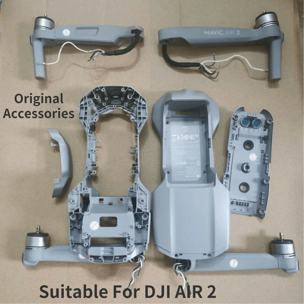 Original DJI Mavic Air 2 Body Shell/Arms Part - Upper Middle Bottom Shell Upper Cover/GPS Module Repair Accessories